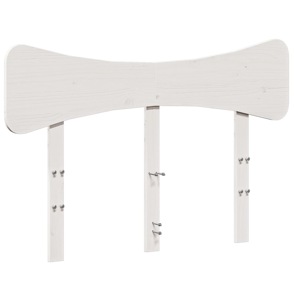 Hodegavl hvit 120 cm heltre furu