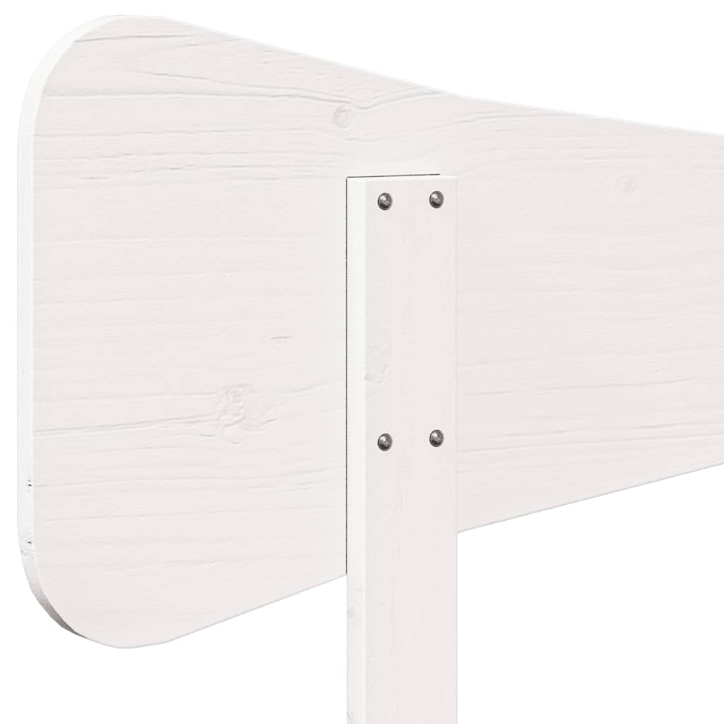 Hodegavl hvit 100 cm heltre furu