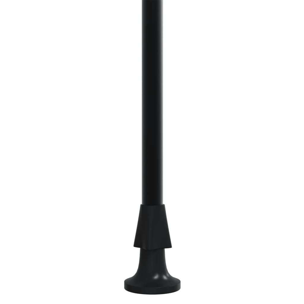 Uttrekkbar markise kremhvit 400x150 cm stoff og stål