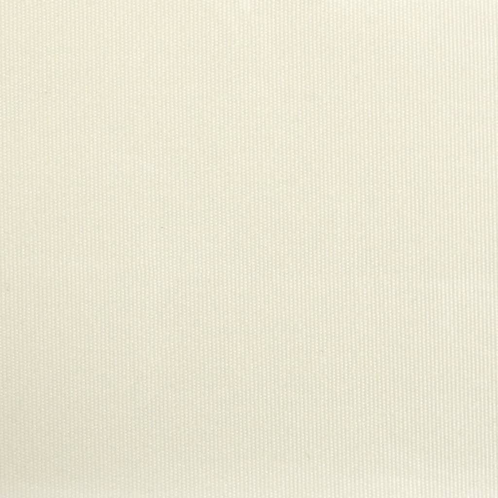 Uttrekkbar markise kremhvit 400x150 cm stoff og stål