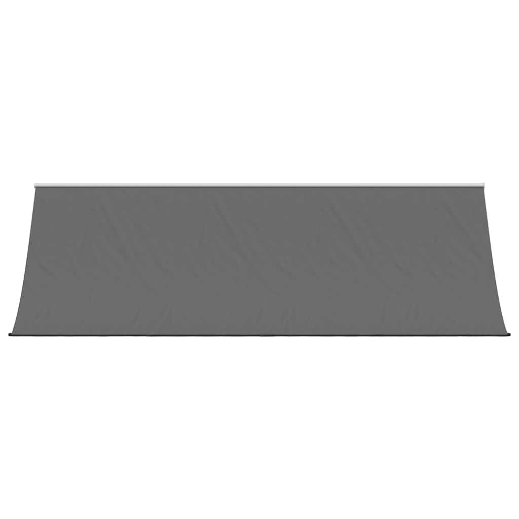 Uttrekkbar markise antrasitt 400x150 cm stoff og stål vidaXL