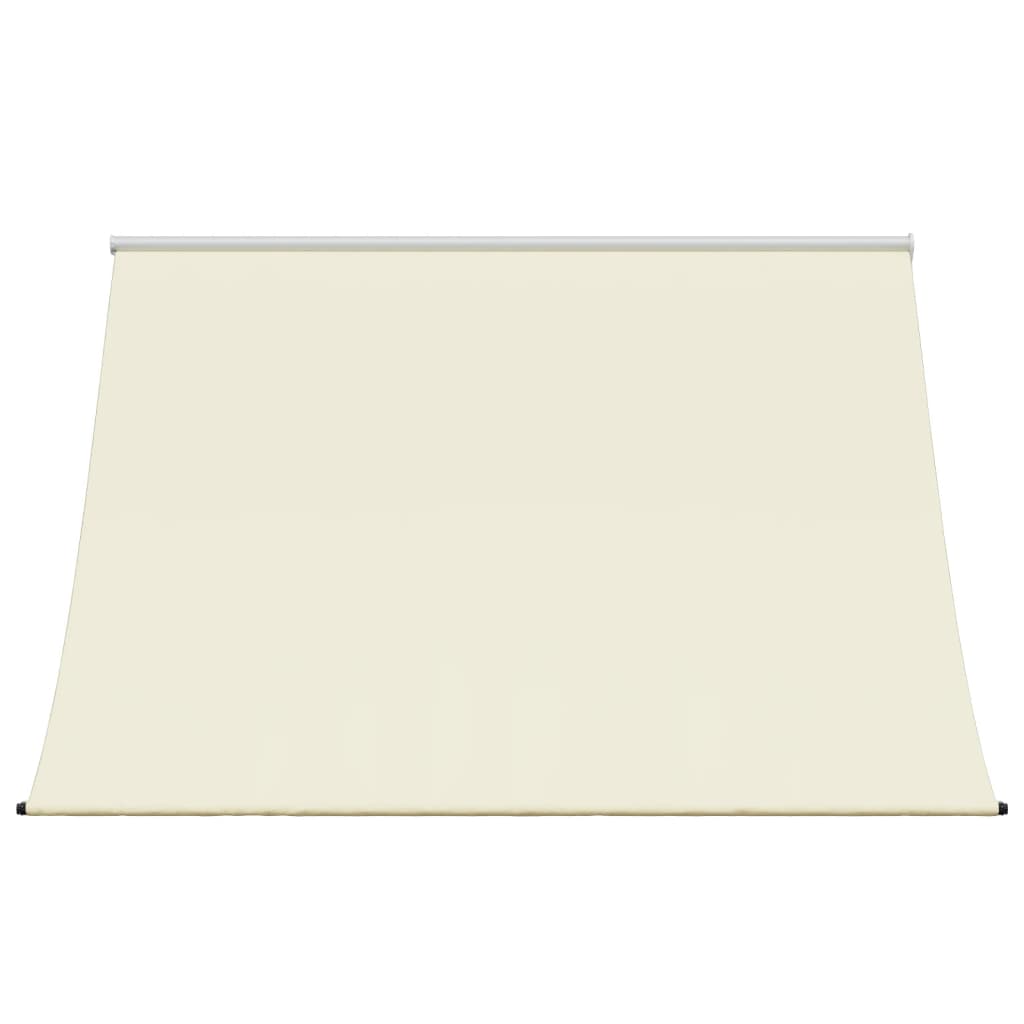 Uttrekkbar markise kremhvit 200x150 cm stoff og stål vidaXL