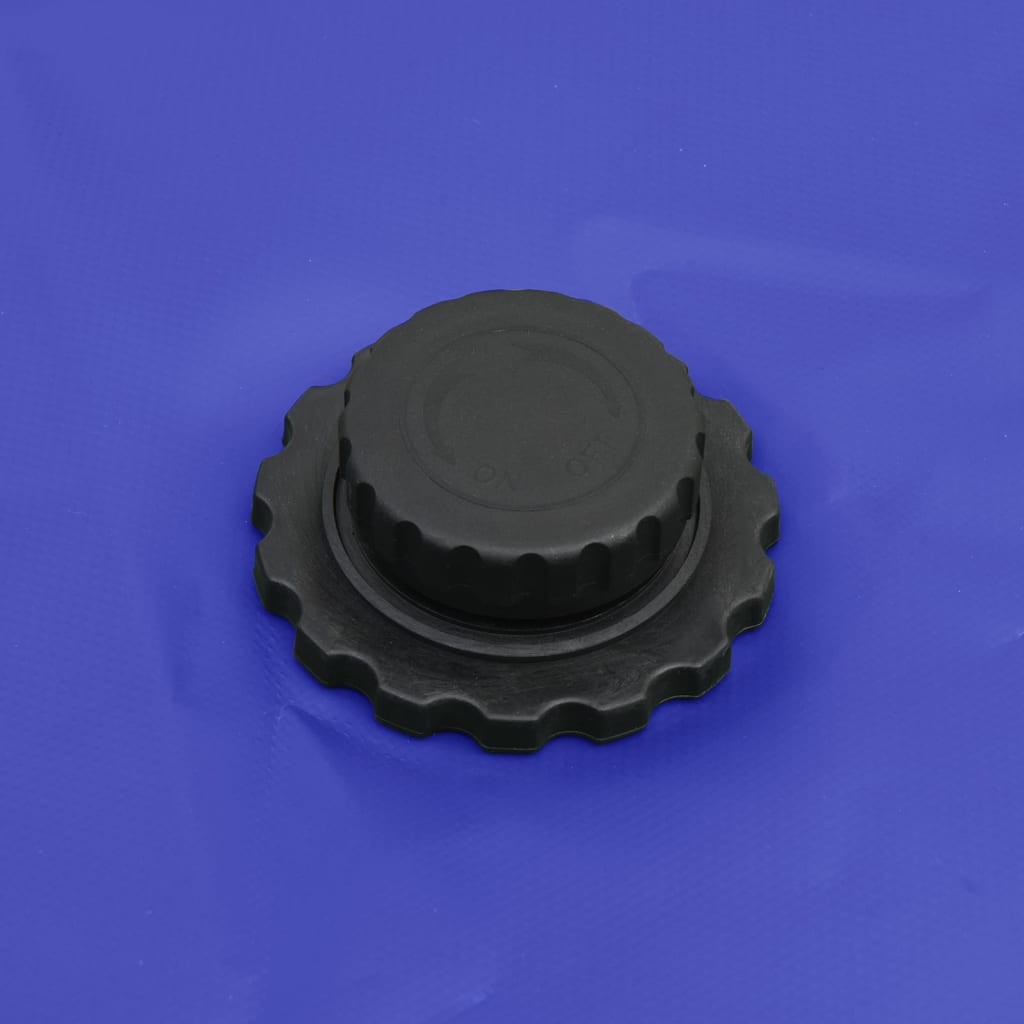 Vanntank med kran sammenleggbar 100 L PVC vidaXL