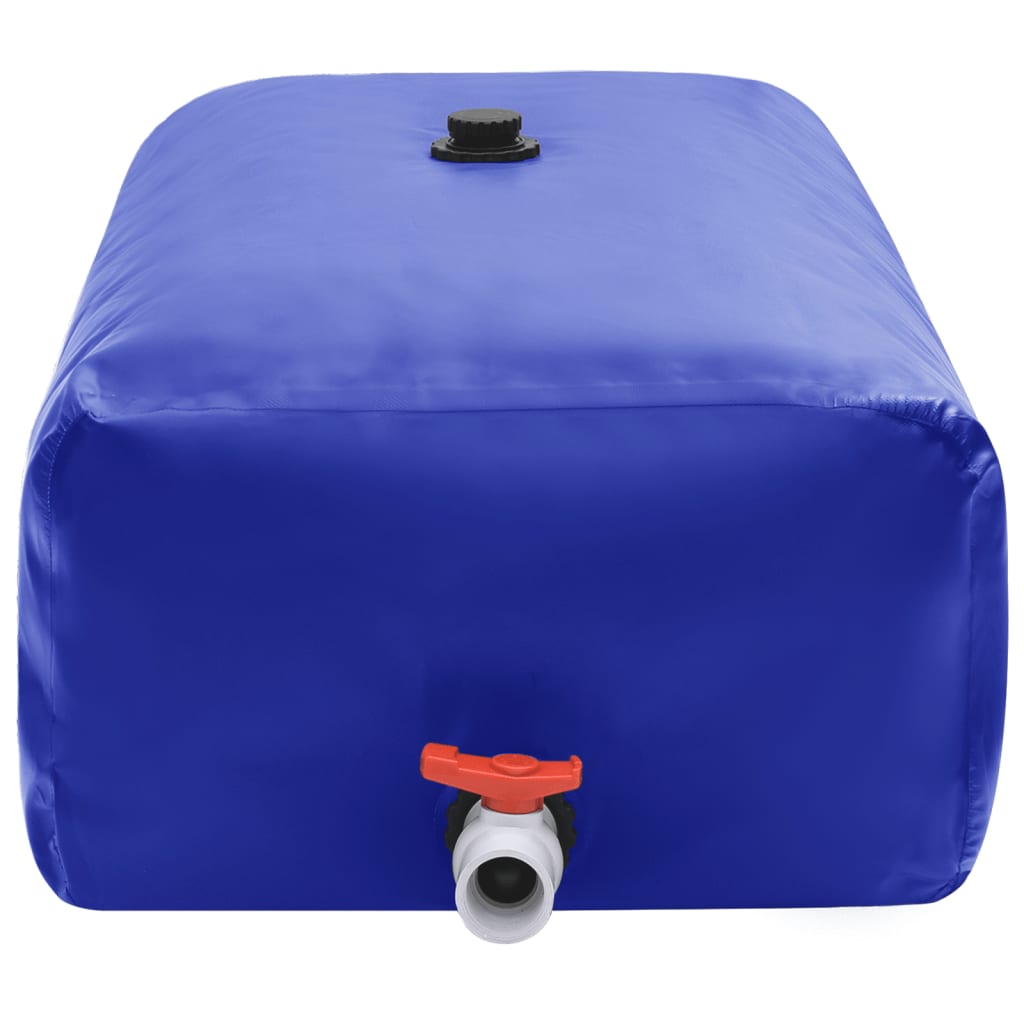 Vanntank med kran sammenleggbar 360 L PVC vidaXL