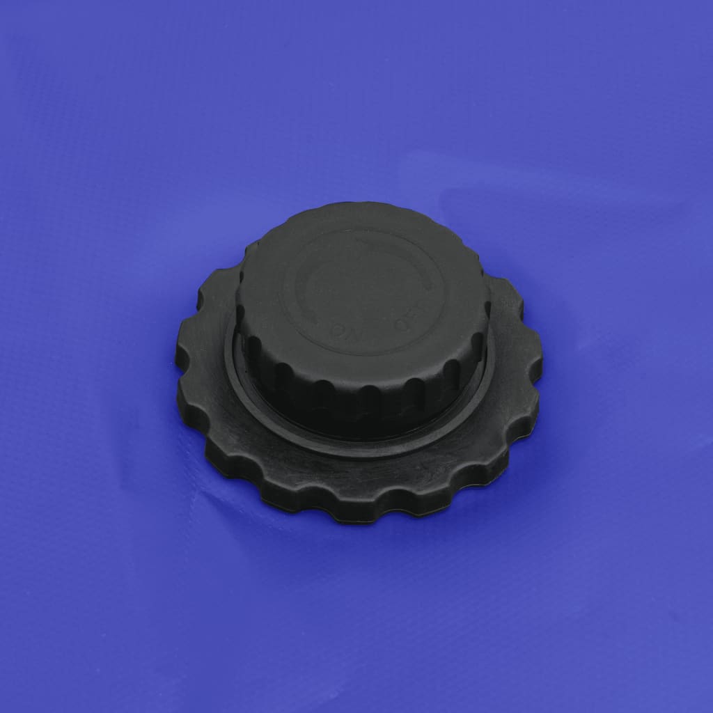 Vanntank med kran sammenleggbar 360 L PVC vidaXL