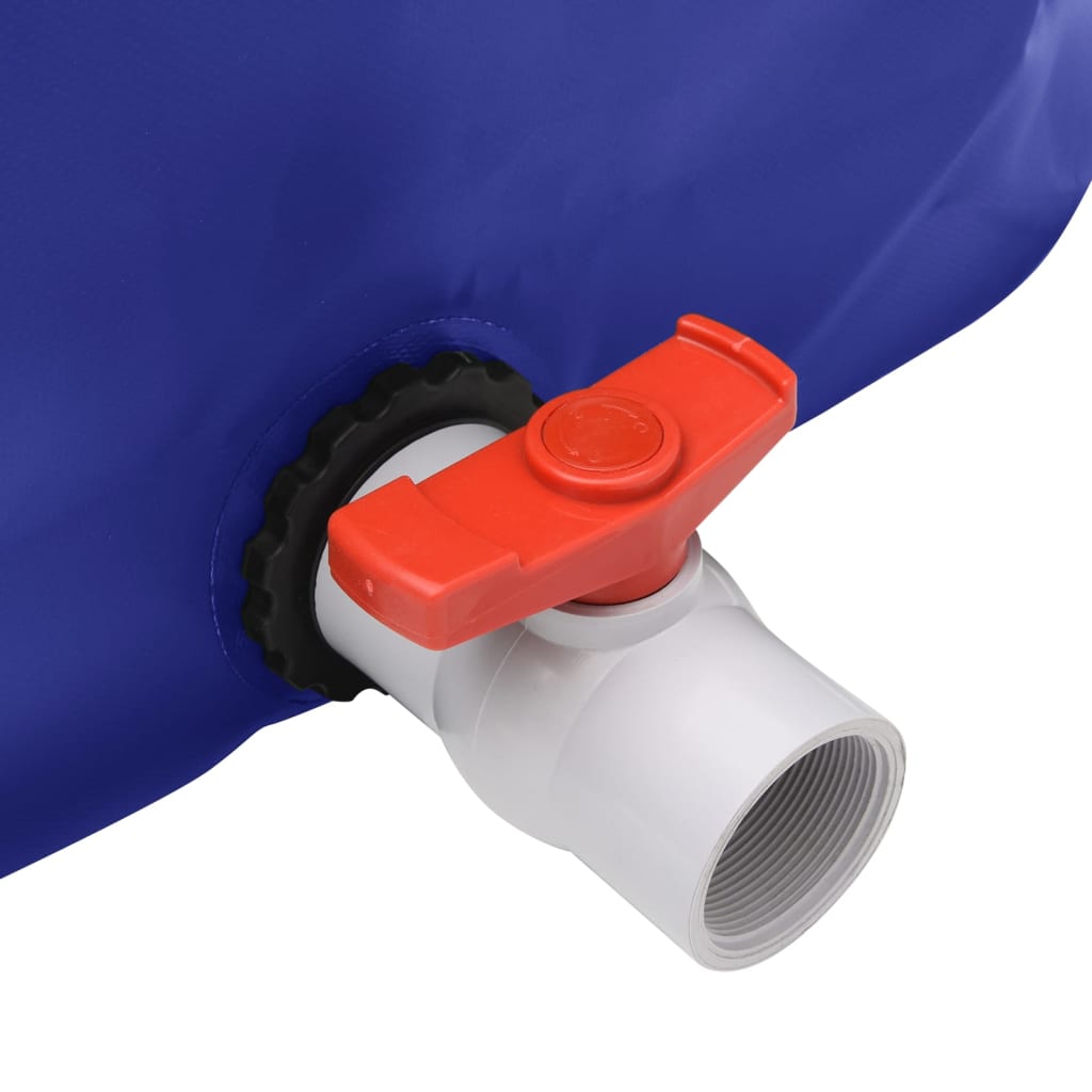 Vanntank med kran sammenleggbar 360 L PVC vidaXL