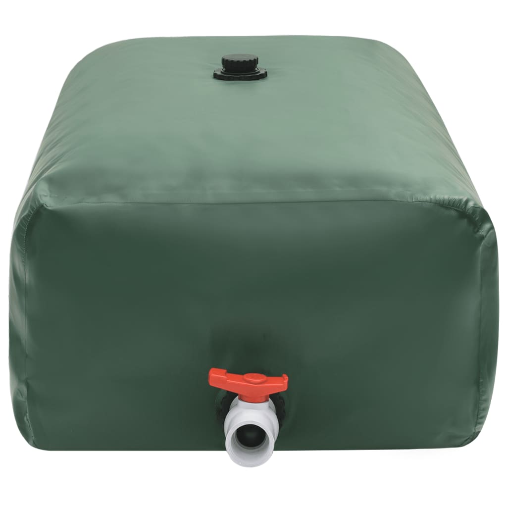Vanntank med kran sammenleggbar 1000 L PVC vidaXL