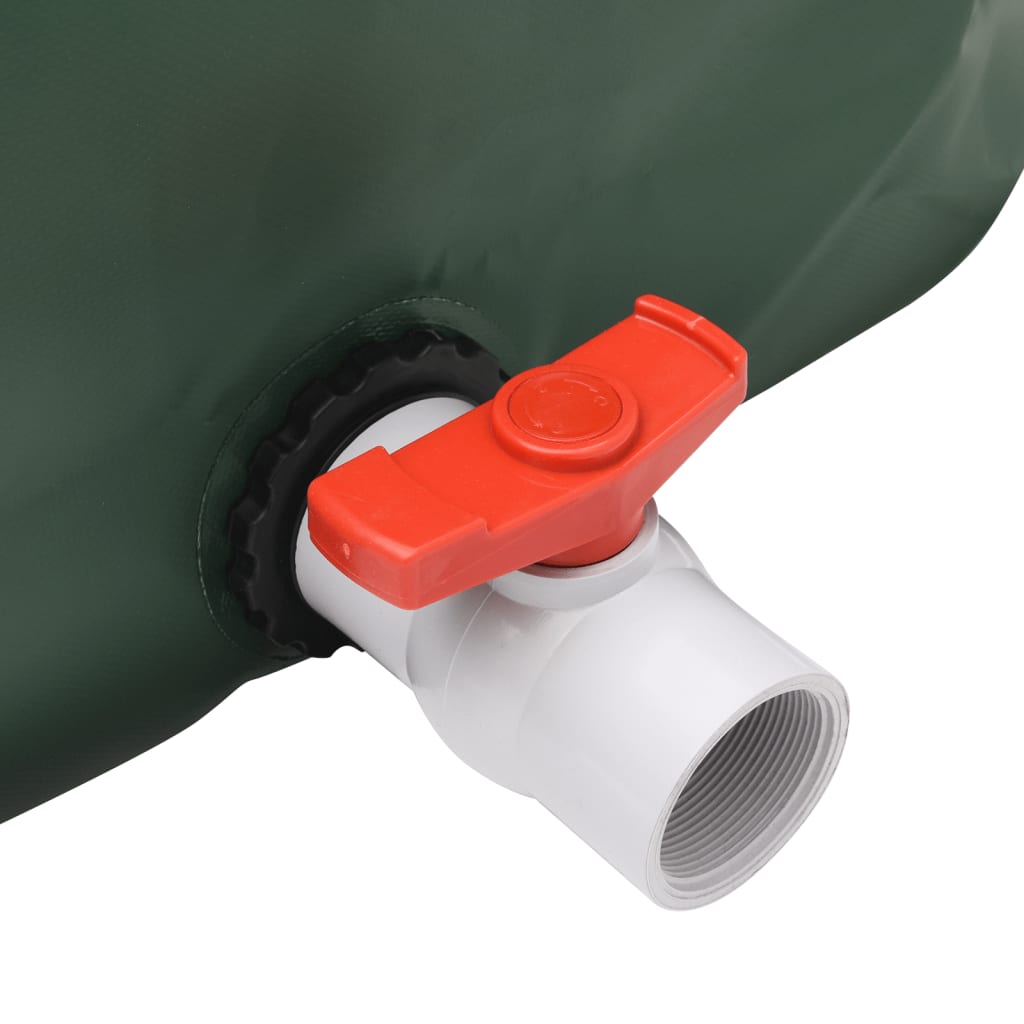 Vanntank med kran sammenleggbar 1000 L PVC vidaXL