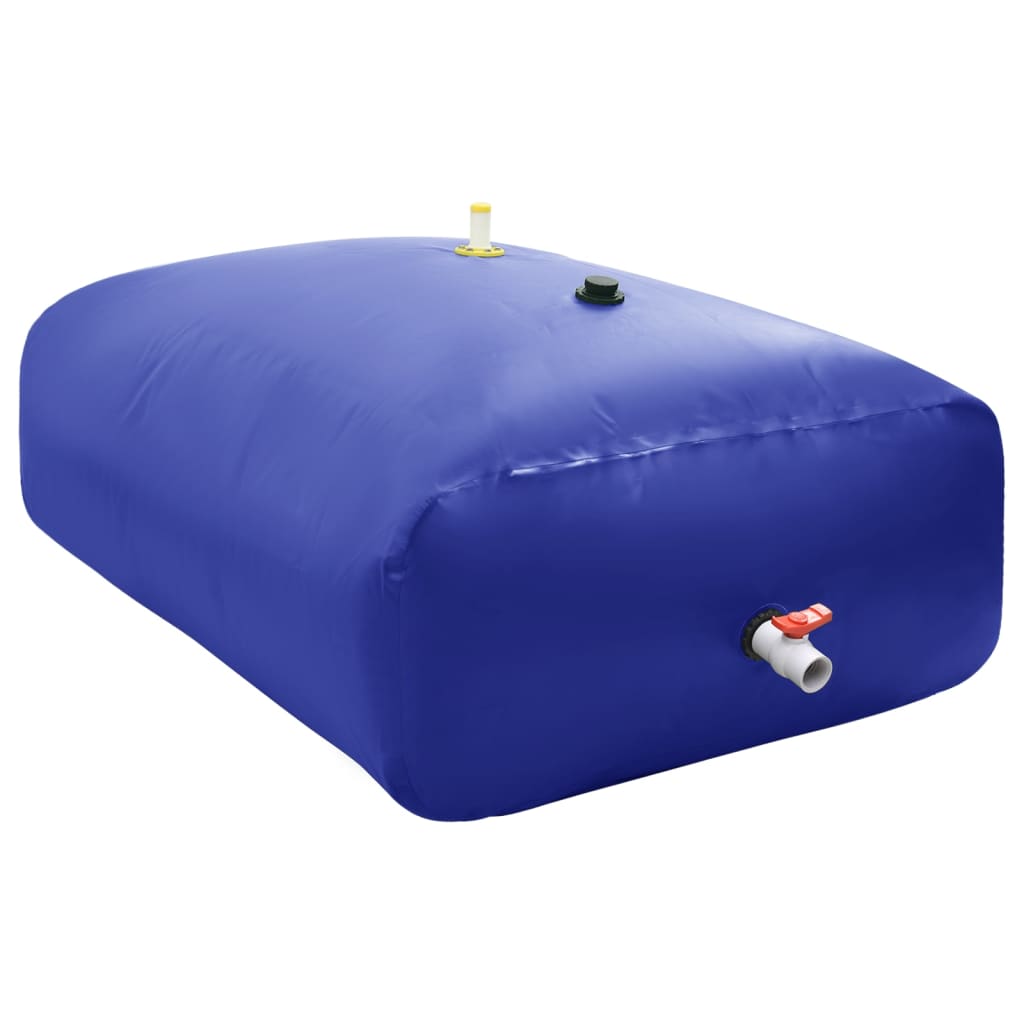 Vanntank med kran sammenleggbar 3000 L PVC vidaXL