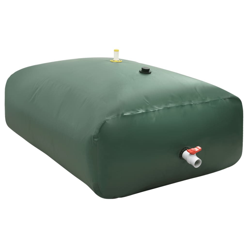 Vanntank med kran sammenleggbar 5000 L PVC vidaXL