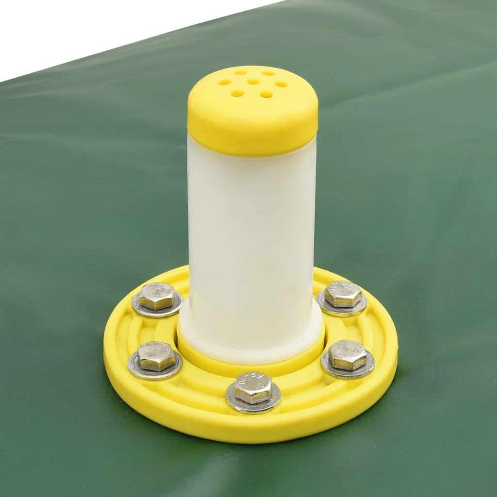 Vanntank med kran sammenleggbar 5000 L PVC vidaXL
