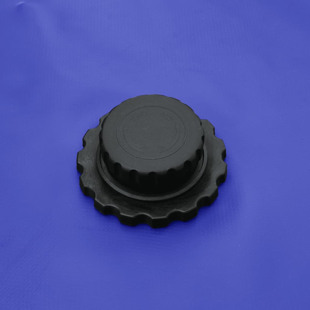 Vanntank med kran sammenleggbar 5000 L PVC vidaXL