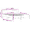 Sengeramme med madrass 200x200 cm heltre furu
