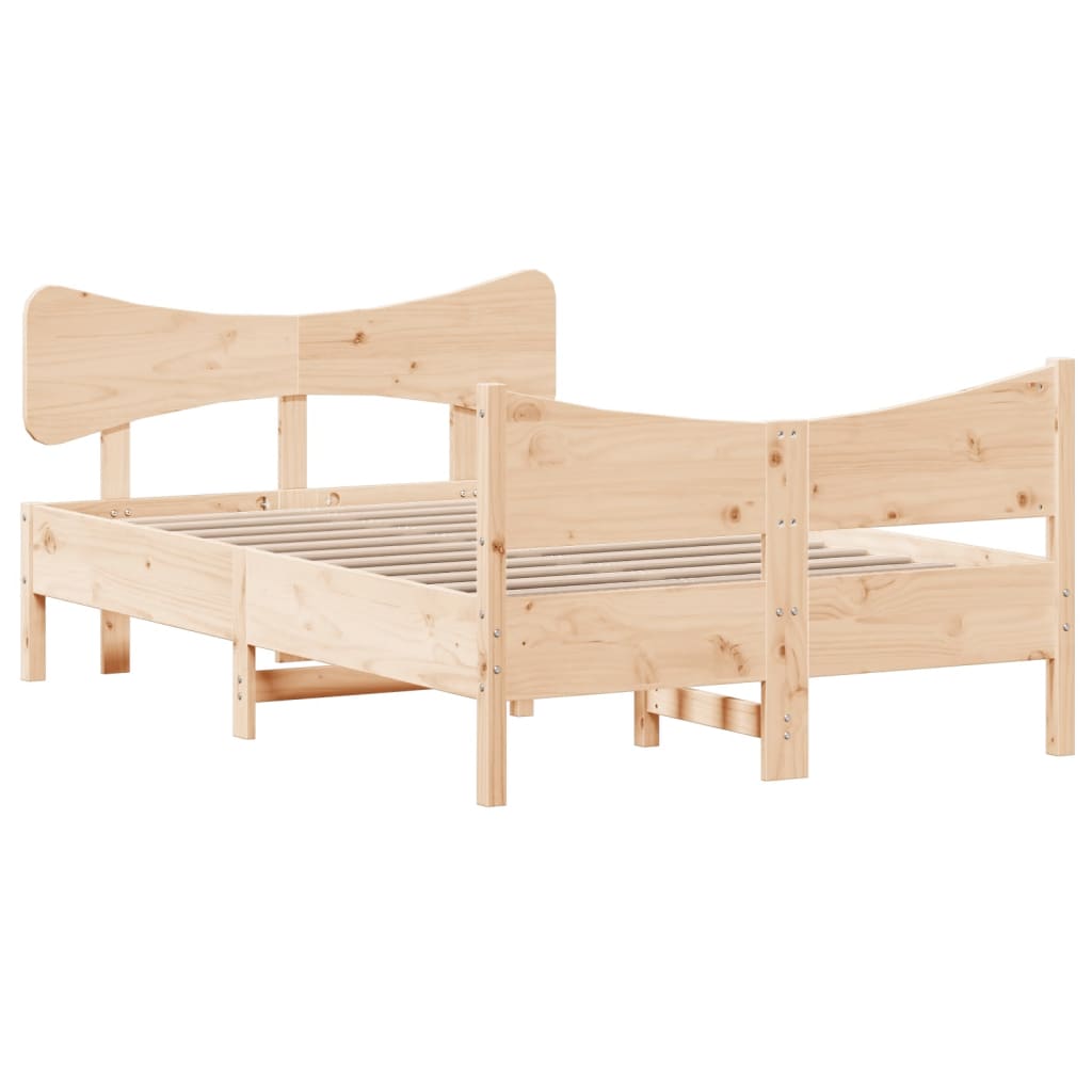 Sengeramme uten madrass 120x190 cm heltre furu