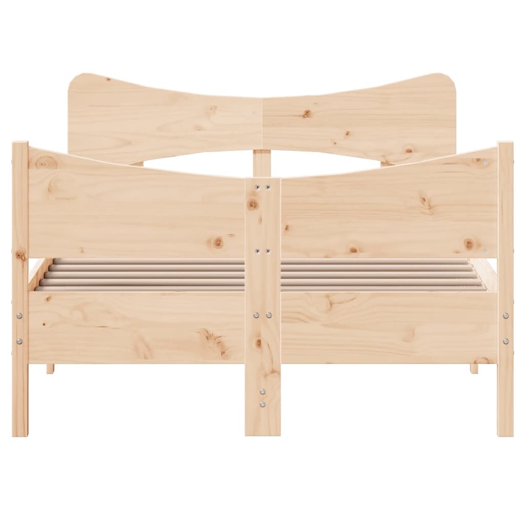Sengeramme uten madrass 120x190 cm heltre furu