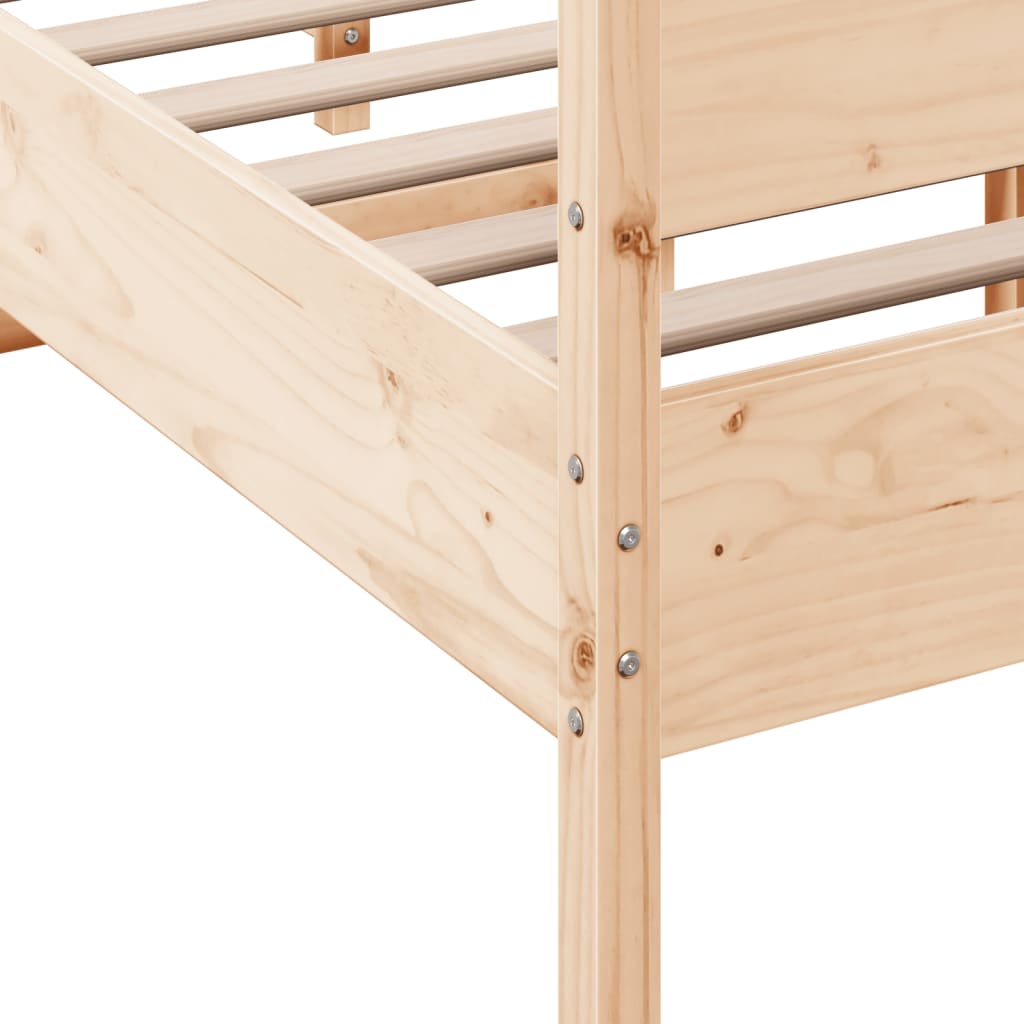 Sengeramme uten madrass 120x190 cm heltre furu