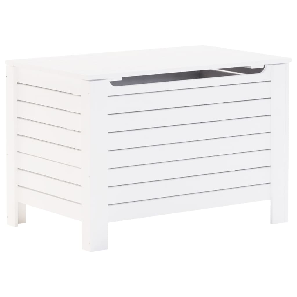 Putekasse med lokk RANA hvit 100x49x54 cm heltre furu