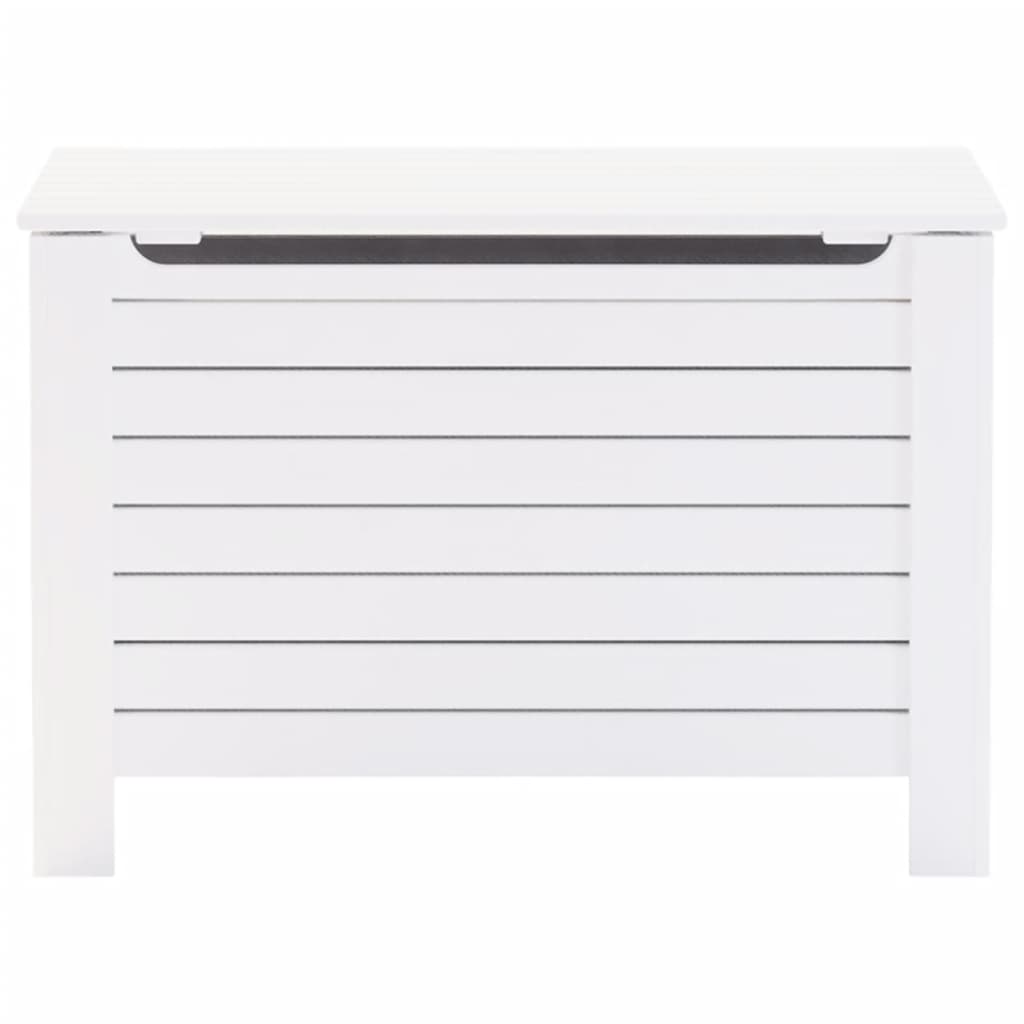 Putekasse med lokk RANA hvit 100x49x54 cm heltre furu