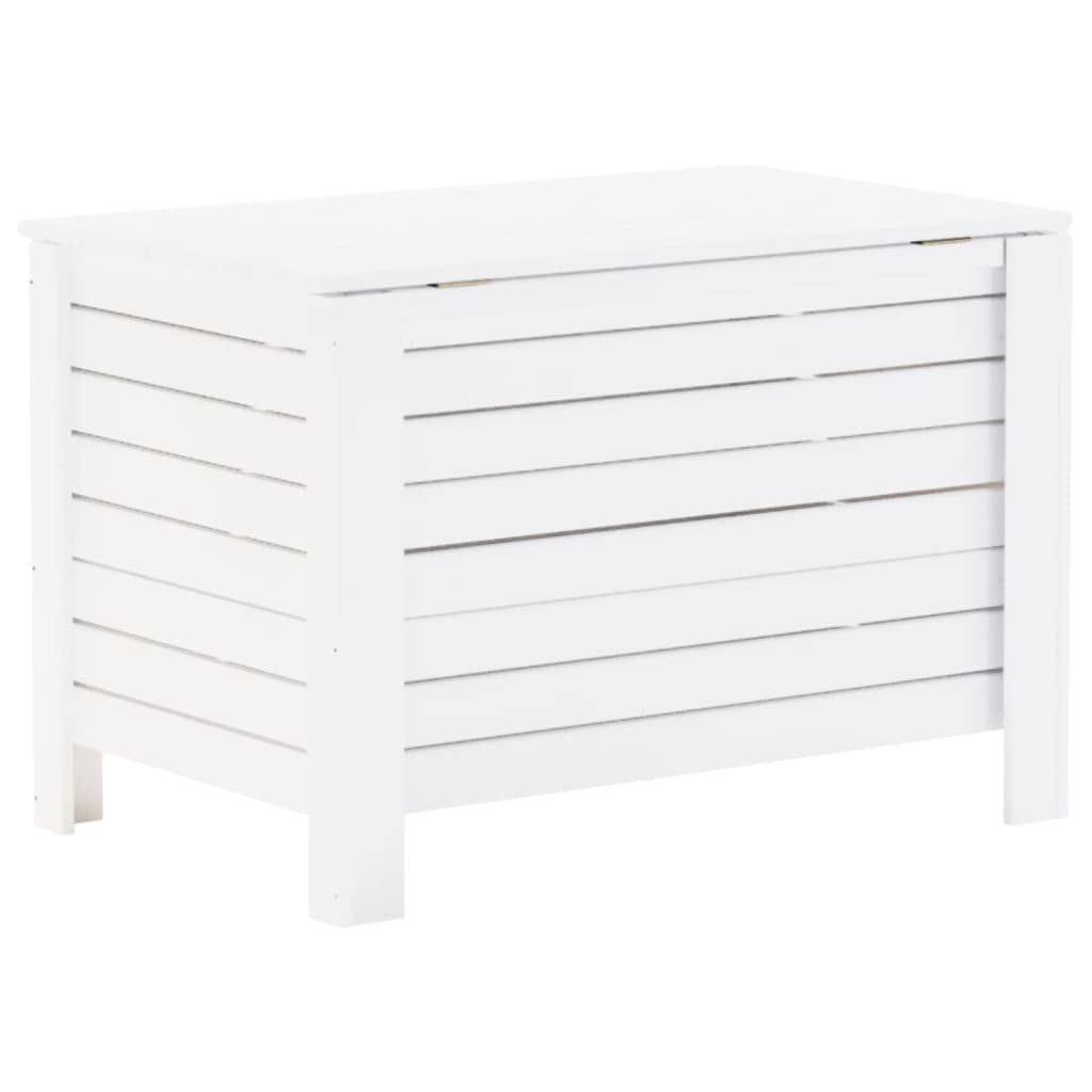 Putekasse med lokk RANA hvit 100x49x54 cm heltre furu