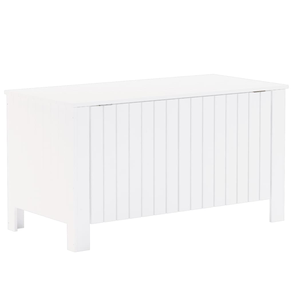 Putekasse med lokk RANA hvit 100x49x54 cm heltre furu