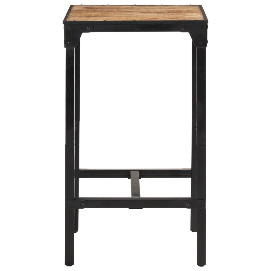 Barsett 3 deler grov heltre mango og metall