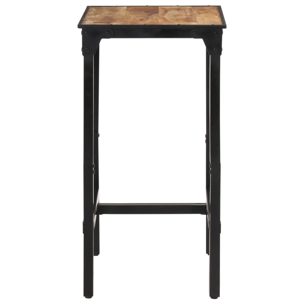 Barsett 3 deler grov heltre mango og metall