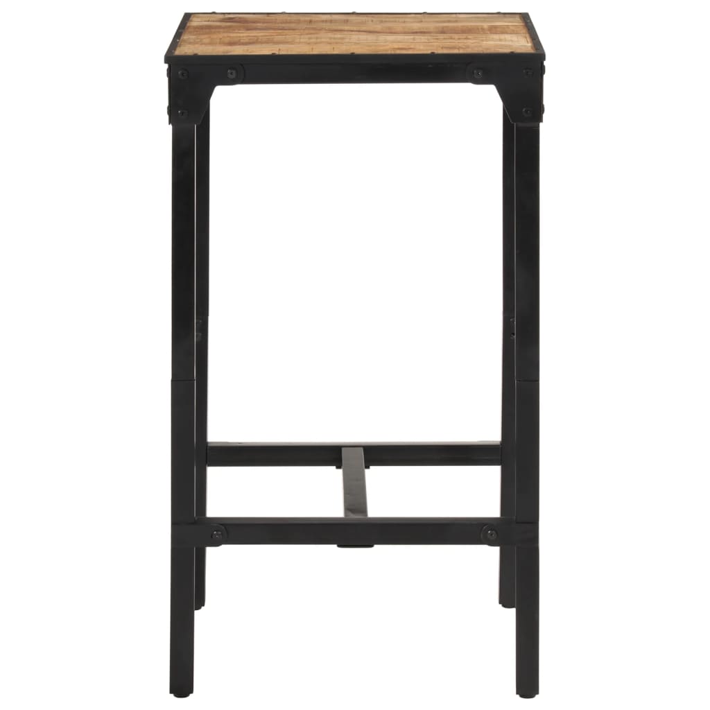 Barsett 3 deler grov heltre mango og metall