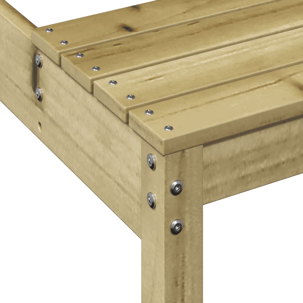 Piknikbord 110x134x75 cm impregnert furu