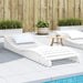 Solseng hvit 205x70x31,5 cm heltre furu