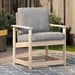 Hagestol 62x56x77 cm heltre furu