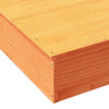 Sandkasse med lokk voksbrun 111x111x19,5 cm heltre furu