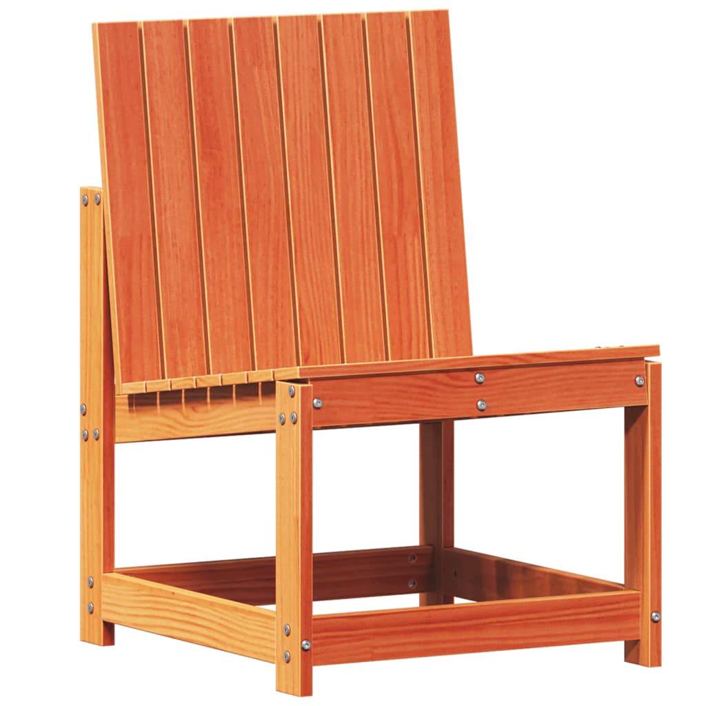 Hagestol voksbrun 50,5x55x77 cm heltre furu