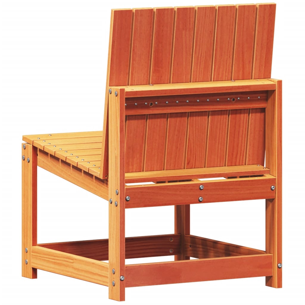 Hagestol voksbrun 50,5x55x77 cm heltre furu