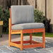 Hagestol voksbrun 50,5x55x77 cm heltre furu