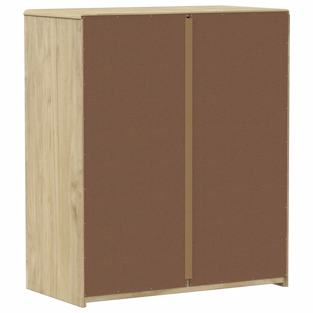 Kommode SAUDA eik 76,5x39x91 cm heltre furu