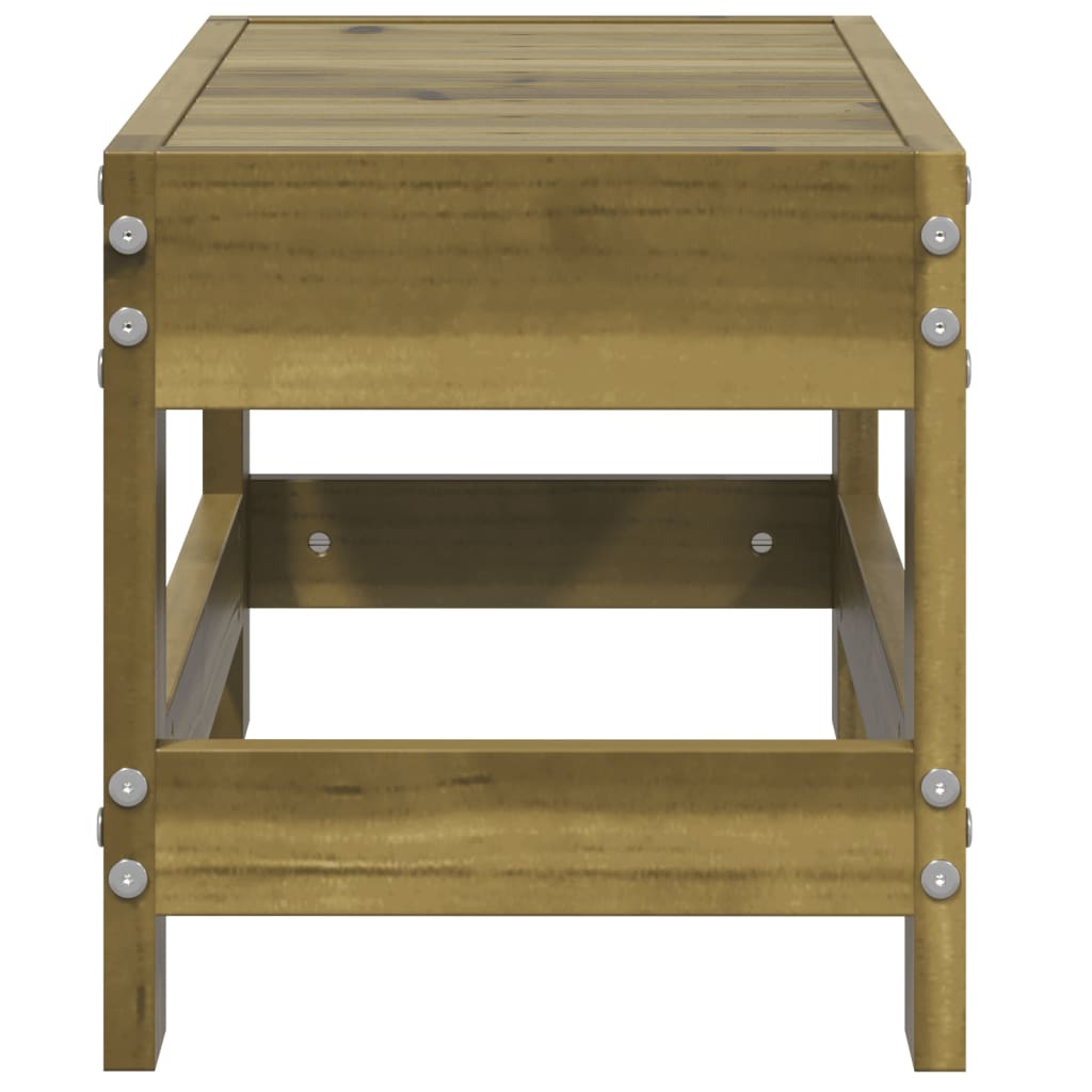 Fotskammel til hage 62x30x32 cm impregnert furu