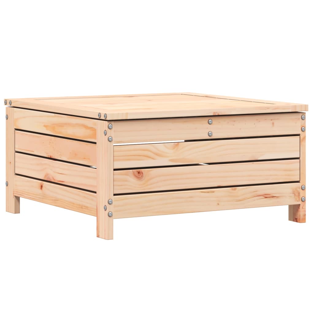 Hagefotskammel 62x63,5x32 cm heltre furu