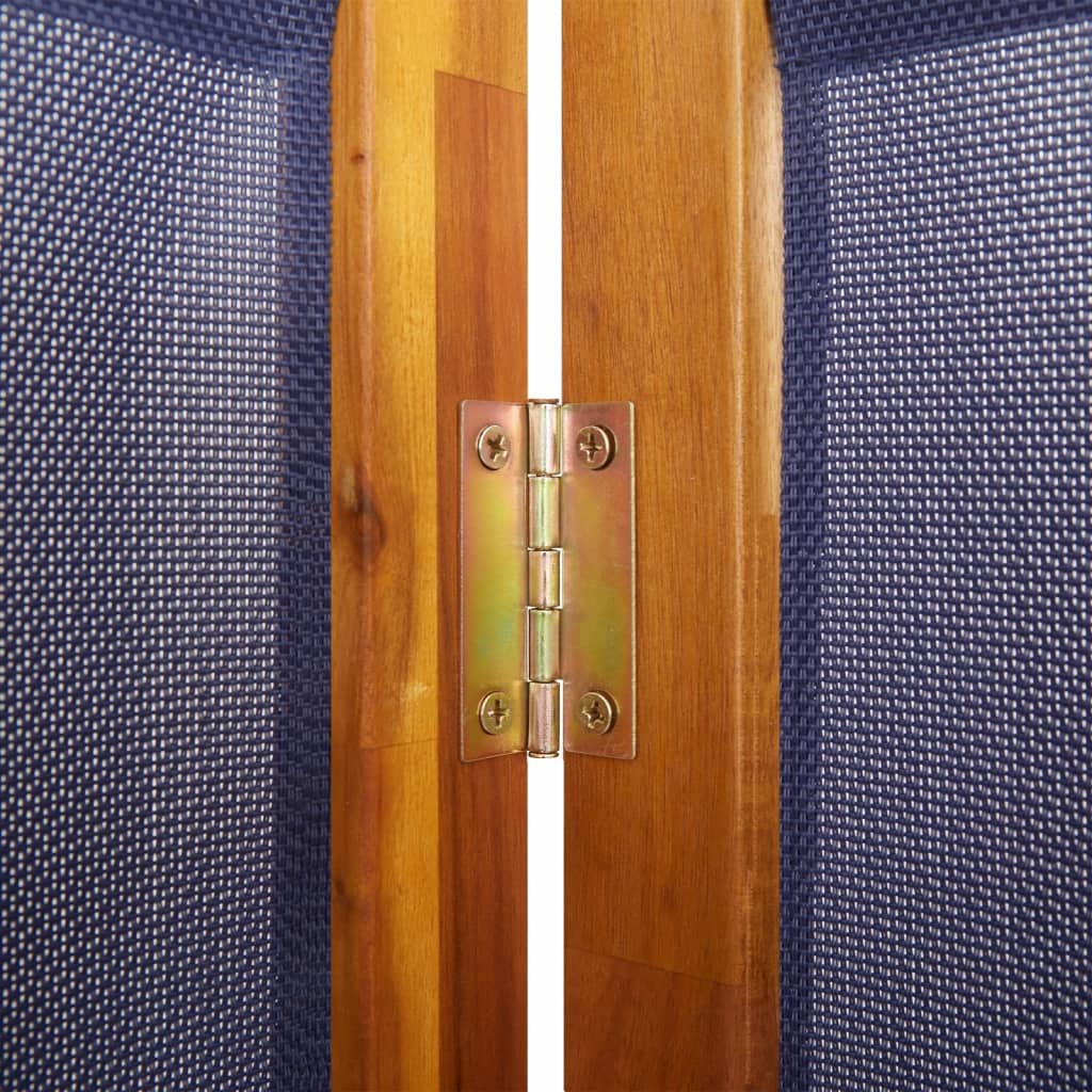 Romdeler 4 paneler mørkeblå 280x180 cm