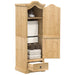 Garderobe Corona 55x52x170 cm heltre furu