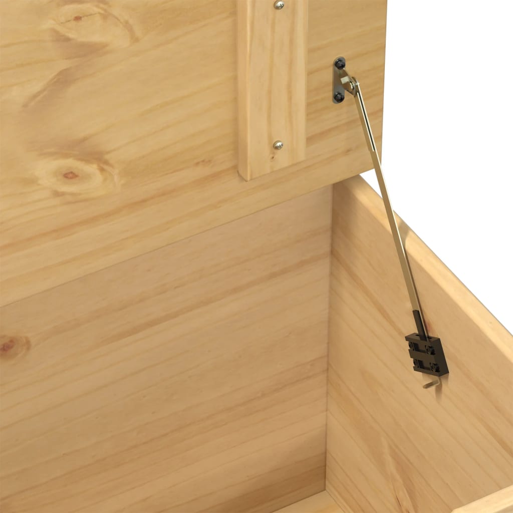 Oppbevaringsboks Corona 90x78x45 cm heltre furu