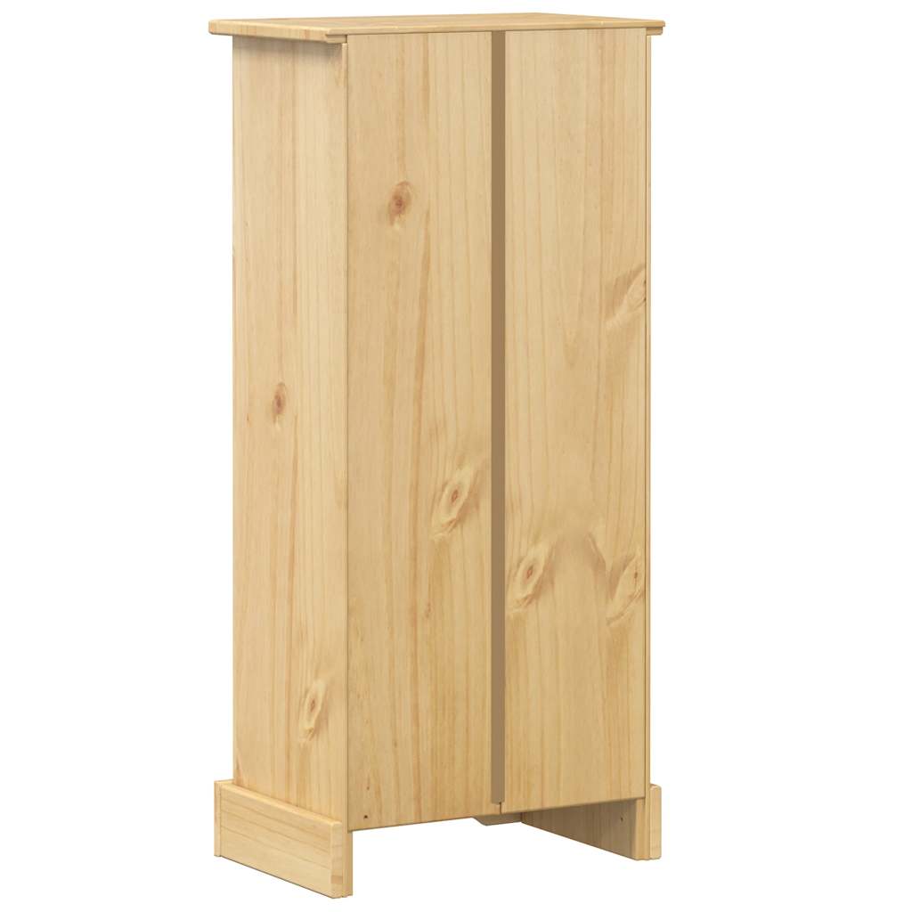 Bokhylle Corona 46x29x100 cm heltre furu