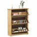 Skoskap Corona 99x32x124,5 cm heltre furu