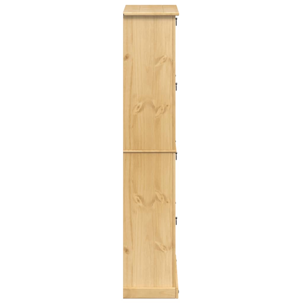 Skoskap Corona 99x32x163,5 cm heltre furu