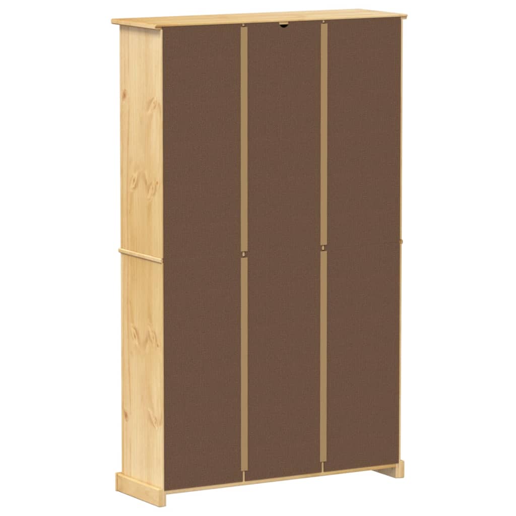 Skoskap Corona 99x32x163,5 cm heltre furu