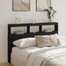 Hodegavl skap med LED svart 160x17x102 cm