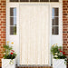 Fluegardin beige og hvit 100x200 cm chenille
