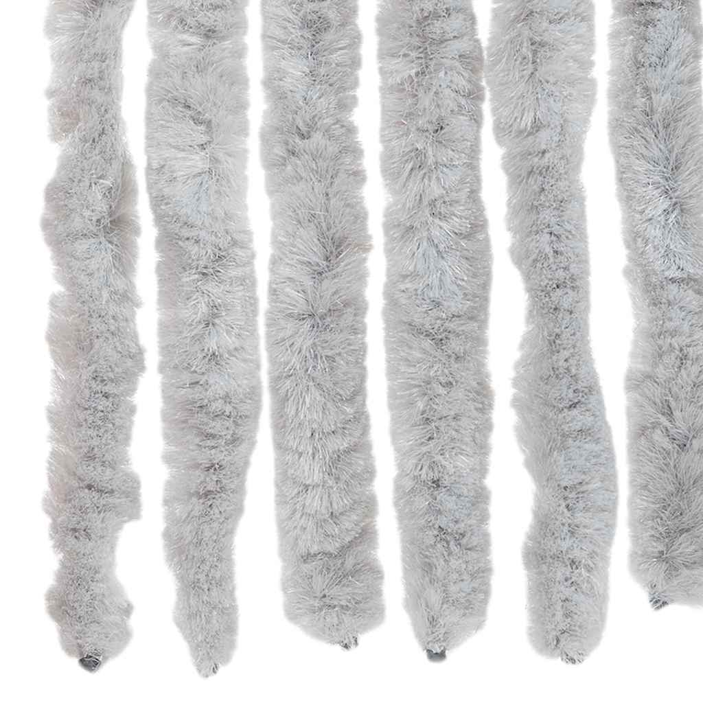 Fluegardin grå 56x185 cm chenille