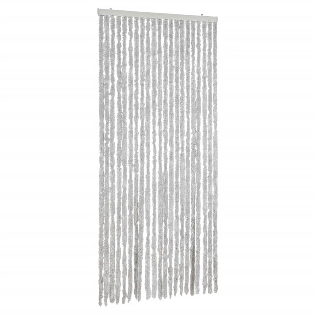Fluegardin grå 90x200 cm chenille