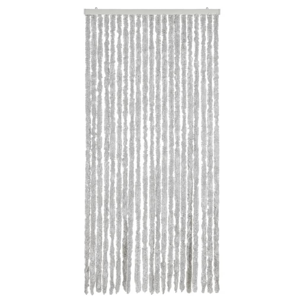Fluegardin grå 90x200 cm chenille