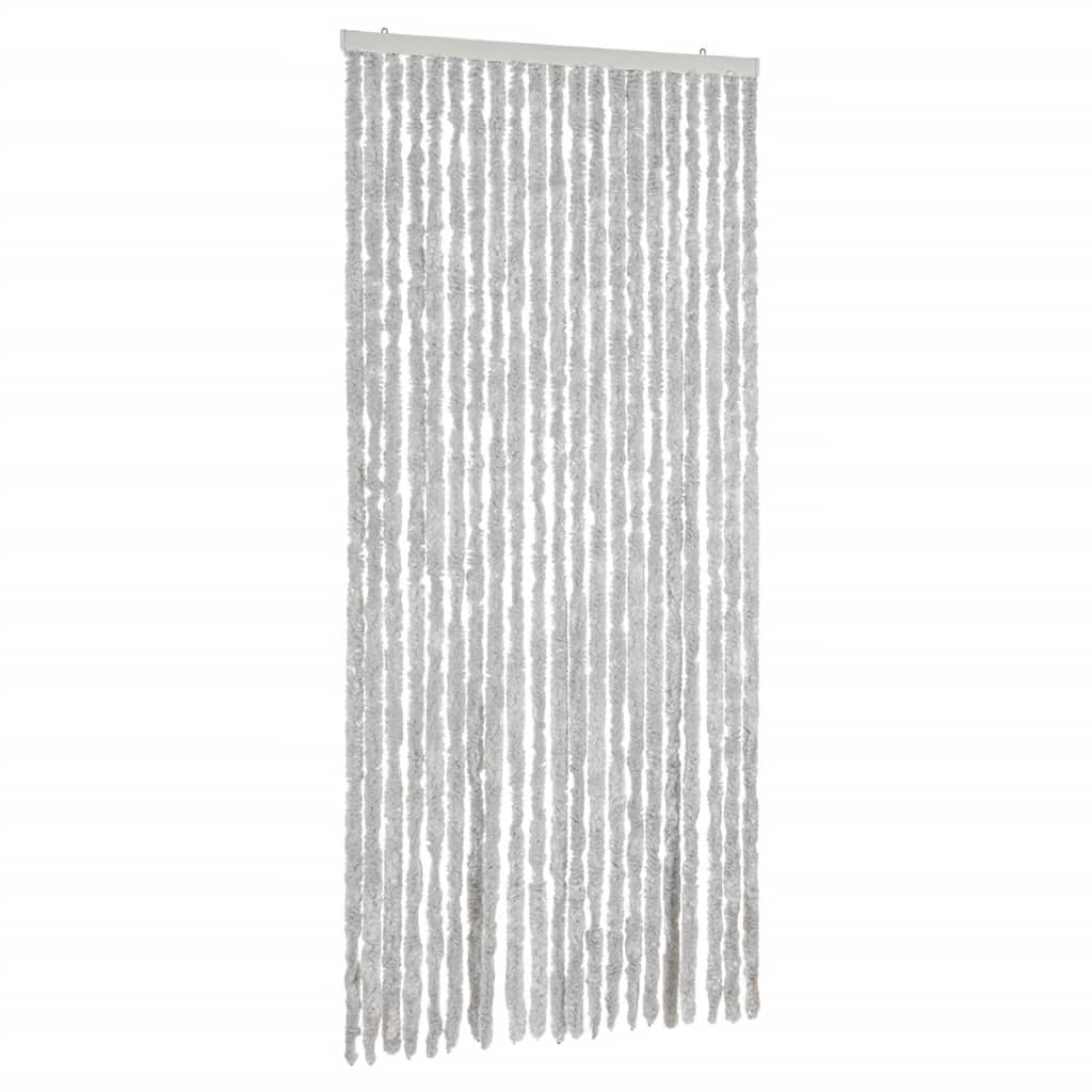Fluegardin grå 90x220 cm chenille